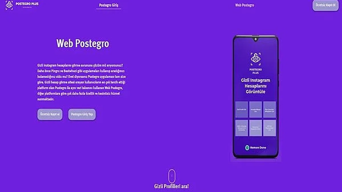 Postegro ile Gizli Profil Görüntüleme Nasıl Yapılır?