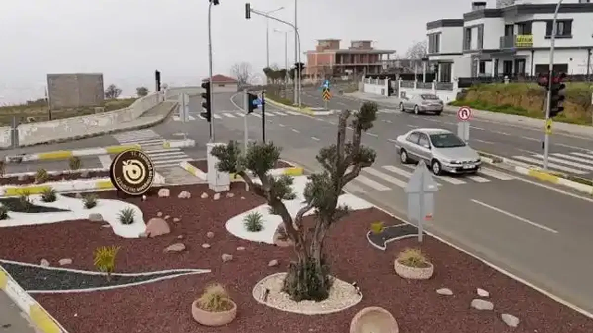 Tekirdağ'ın cadde ve kavşaklarına iklim dostu dokunuş