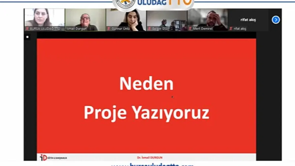 Bursa Uludağ TTO'dan proje eğitimi
