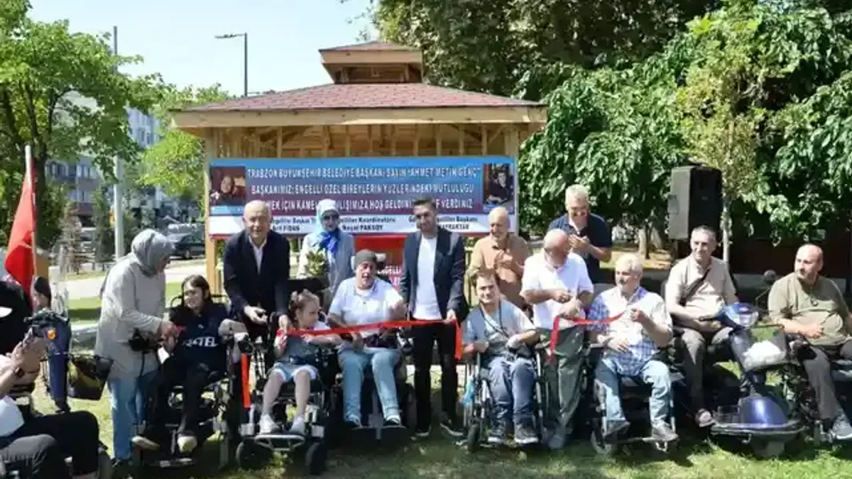 Trabzon’da özel gereksinimli bireylere özel kamelya