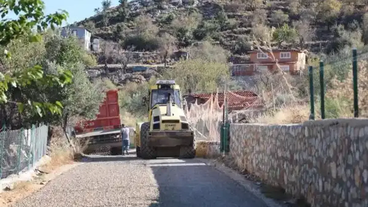 Bozburun’da 10 Bin Metrekarelik Yol Çalışması Tamamlandı