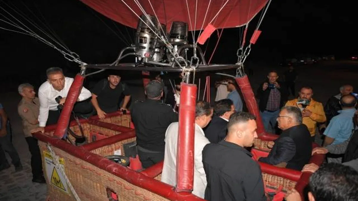 "Kayseri'nin Kapadokyası" Soğanlı Vadisi'nde sıcak hava balonu uçuşları başladı