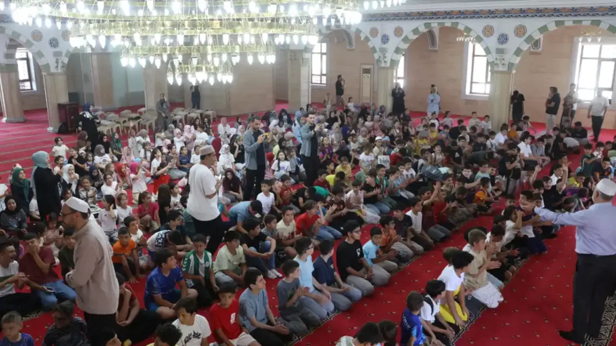 Konya'da öğrencilerin Yaz Kur'an Kursu heyecanı