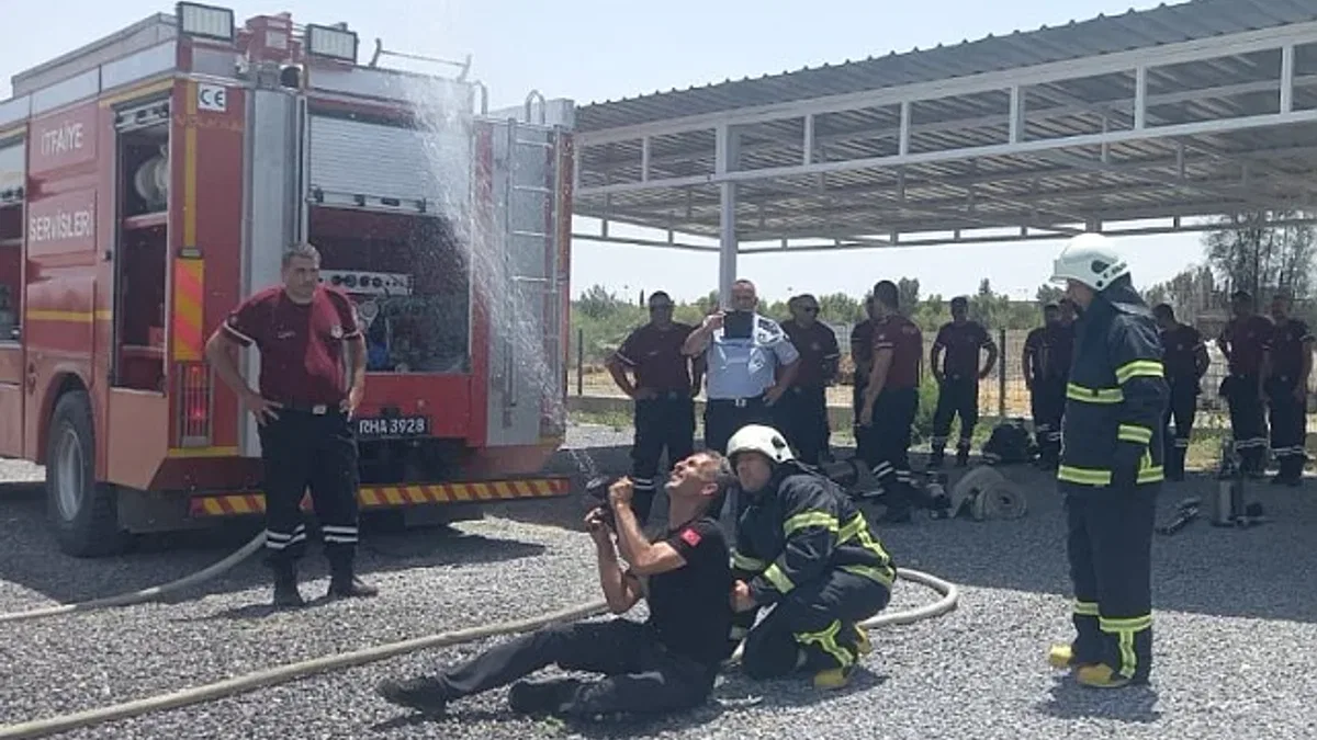 KKTC Genel Kuvvetleri'ni Konya İtfaiyesi eğitti