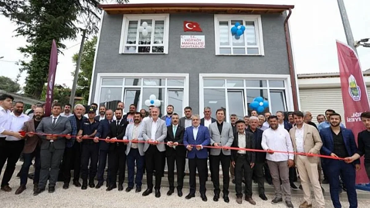 Bursa İnegöl'de Yiğitköy Mahalle Konağı hizmete girdi