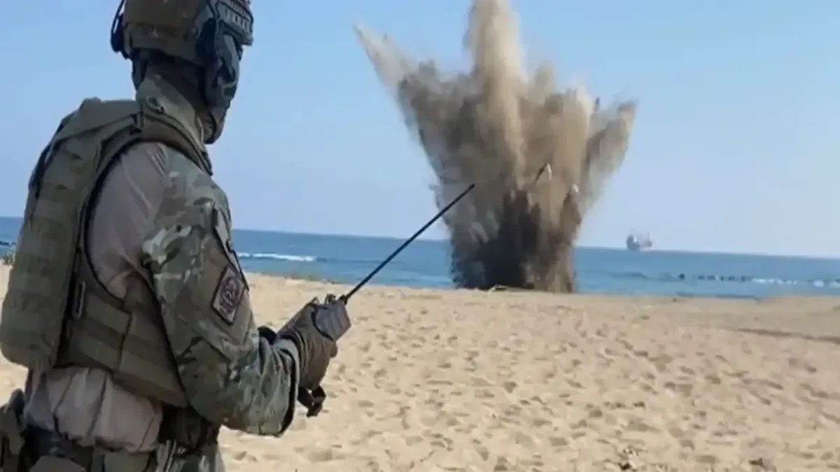 Karadeniz'de Şüpheli Cisimler SAS Timleri Tarafından Yok edildi