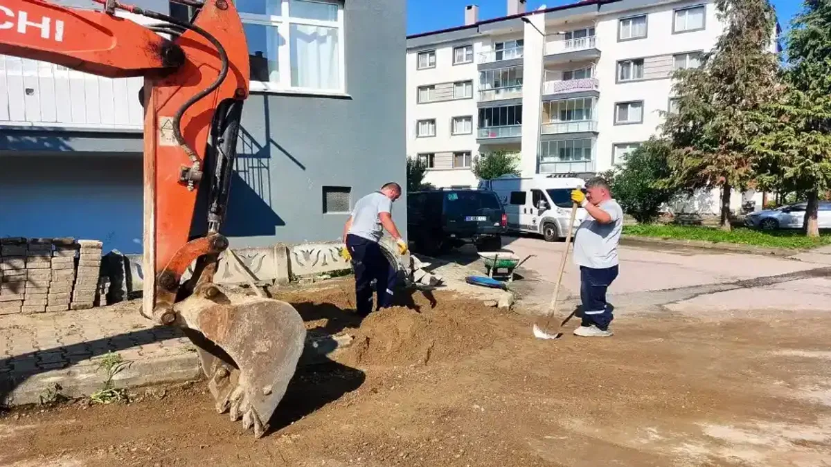 Giresun’da altyapı ve üstyapı çalışmaları sürüyor