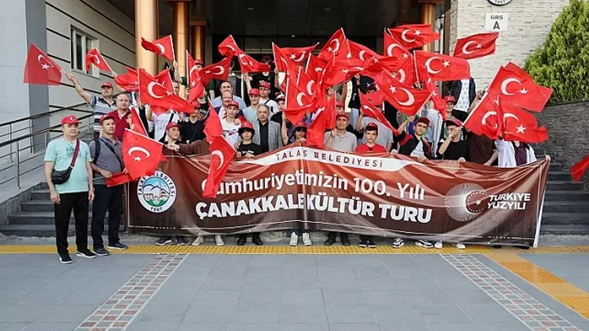 Kayseri Talas'tan 100'ncü yıl onuruna gezi
