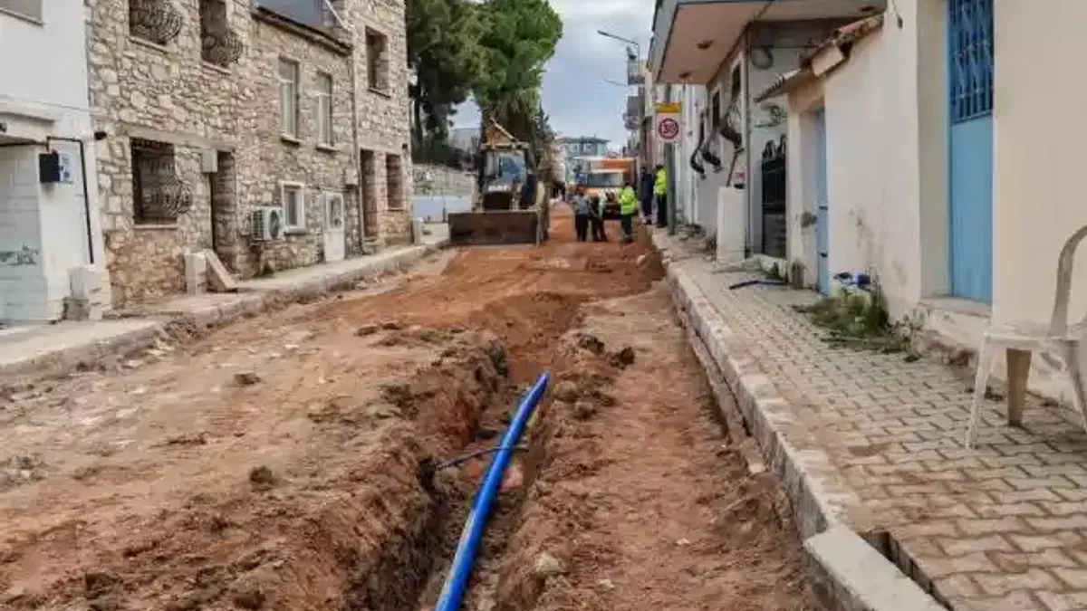 İZSU’dan Urla’ya yeni içme suyu hattı