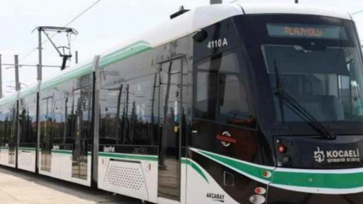 Alikahya tramvayında rayların üretimi tamamlandı