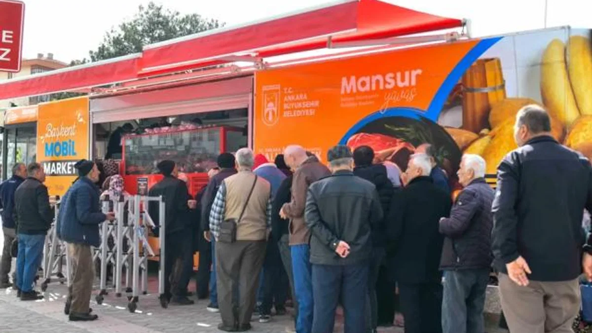 Başkent Mobil Market İle Et Satışı İlçe İlçe Devam Ediyor
