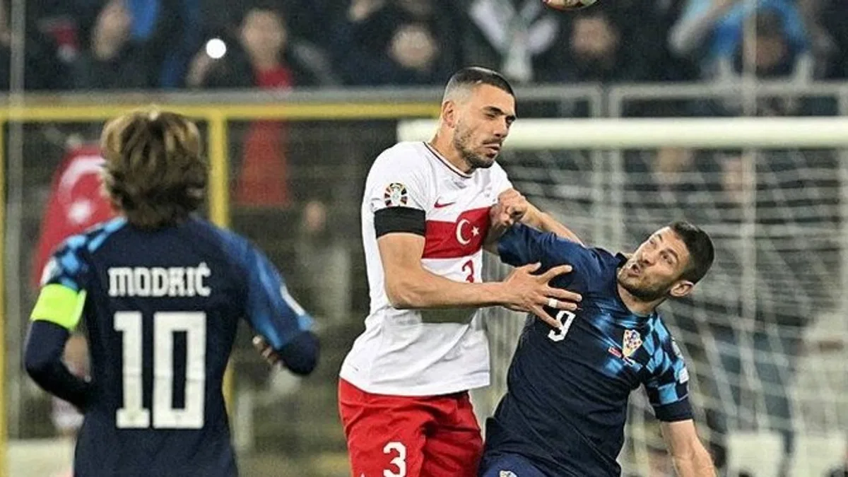 Türkiye Hırvatistan maçı sonrası Merih Demiral: İyi başladık sonucu bulamadık