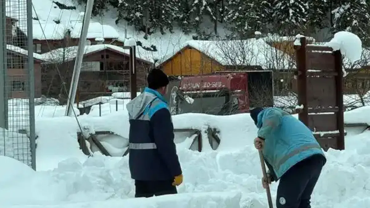 Trabzon Uzungöl Kış Festivali için ekipler seferber oldu