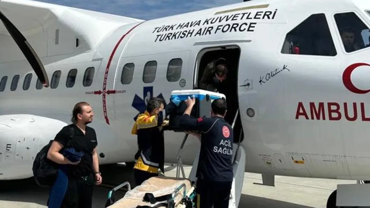 Hava Kuvvetleri'nden hayat kurtaran uçuş