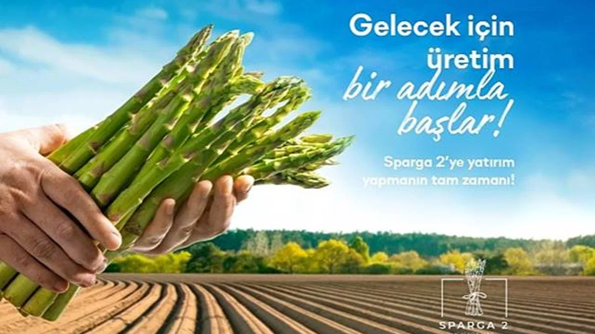 Kuşkonmaz üretim projesi Sparga2 Tarım 41 milyon 604 bin 785 TL fon topladı