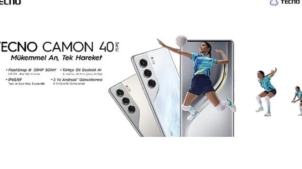 TECNO'nun yenilikçi teknolojisiyle fark yaratan CAMON 40 serisi, Türkiye'de satışa sunuldu