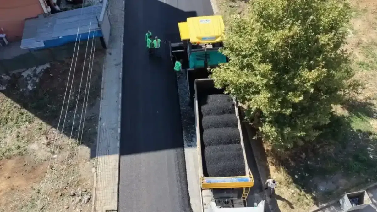 Gebze yolları yenileniyor