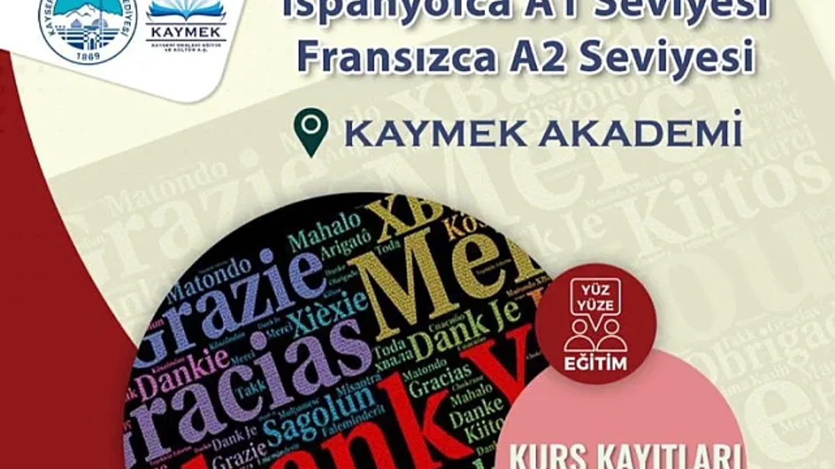 KAYMEK Akademi'den yabancı dil dersleri