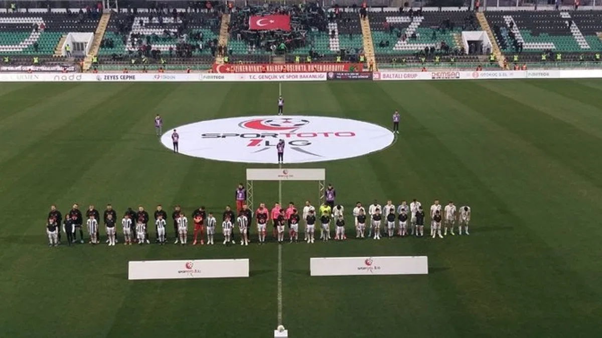 Gergin geçen Denizlispor-Sakaryaspor maçında ceza yağmuru