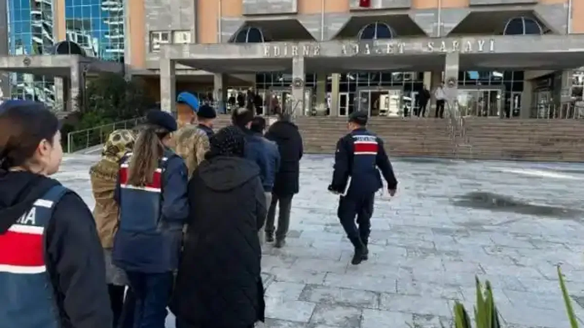 Edirne'de FETÖ üyesi 10 kişi tutuklandı