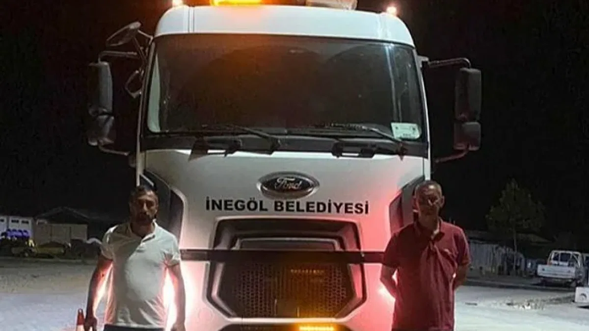 Çanakkale'deki yangına İnegöl takviyesi