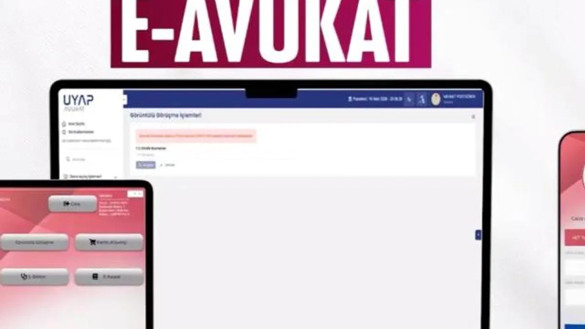 Adalette dijital dönüşüm... "e-Avukat" uygulaması devrede