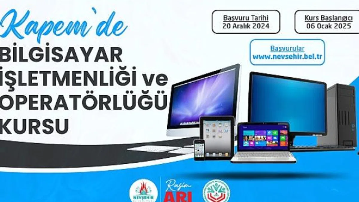 KAPEM'de Bilgisayar İşletmenliği Ve Operatörlüğü Kursu