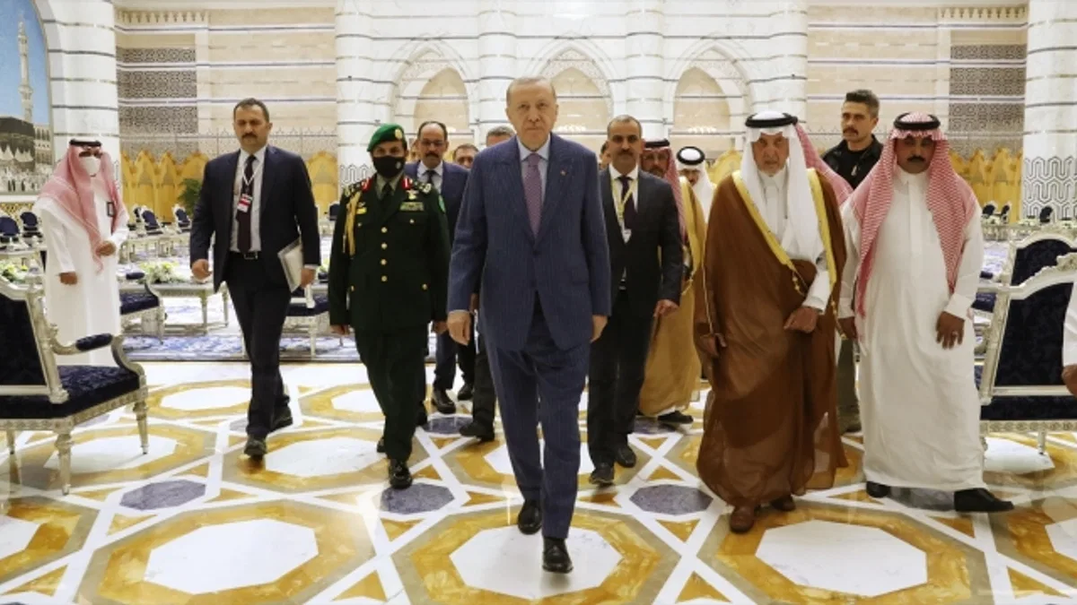 Cumhurbaşkanı Erdoğan, Suudi Arabistan'a geldi