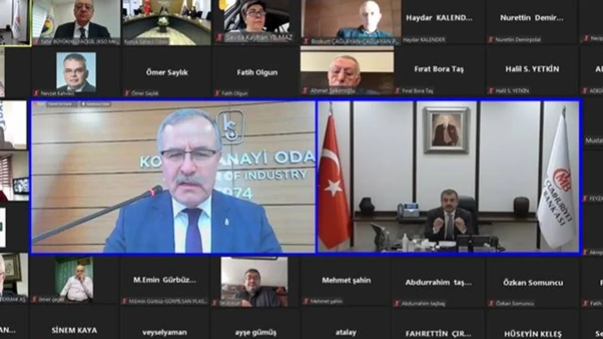 Kavcıoğlu, Konyalı sanayicilerle bir araya geldi
