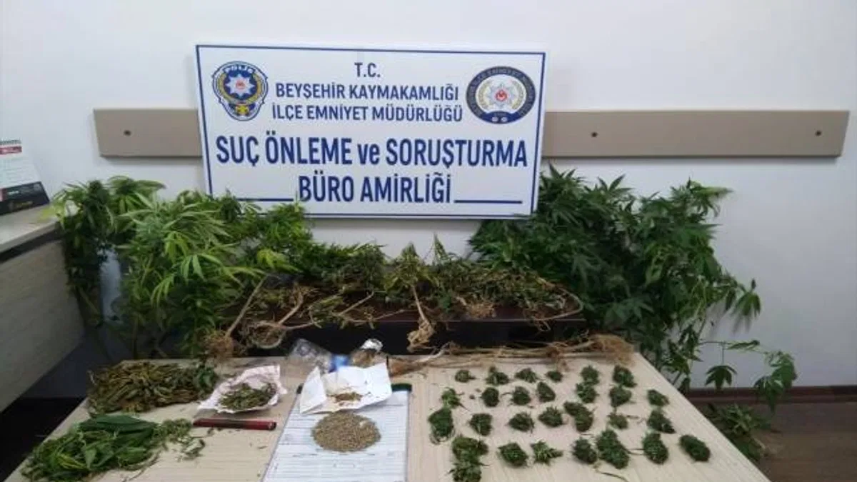 Konya'da uyuşturucu operasyonu