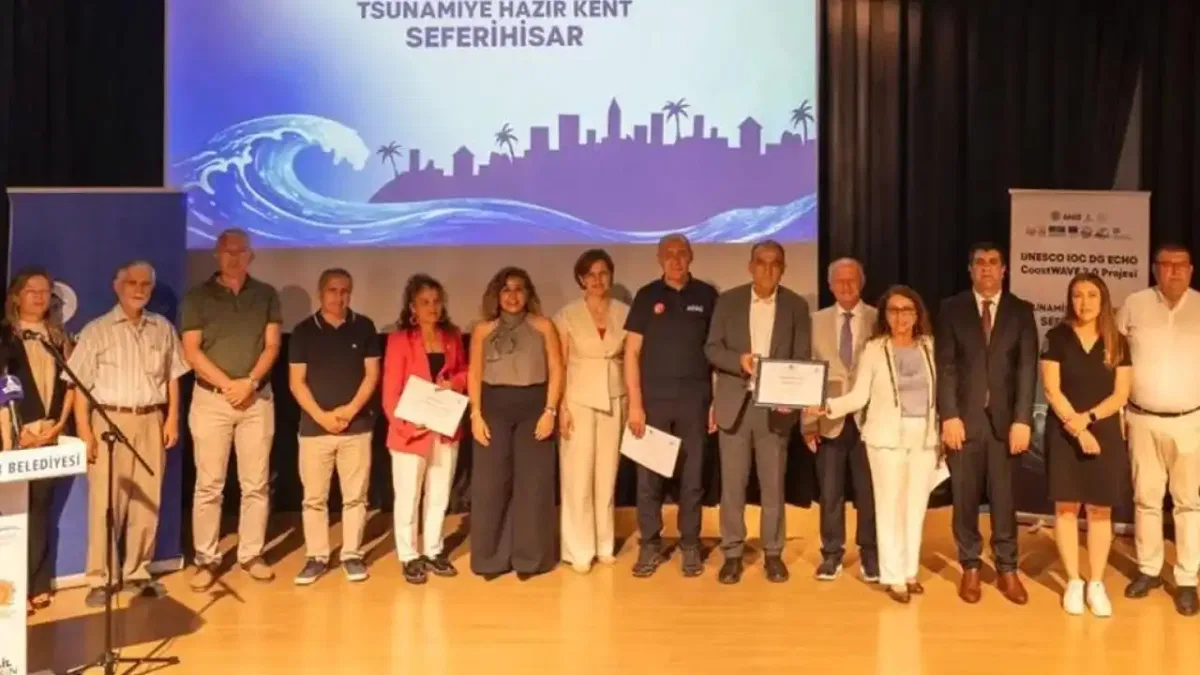 UNESCO'dan Seferihisar'a 'Tsunamiye Hazır Kent' tescili