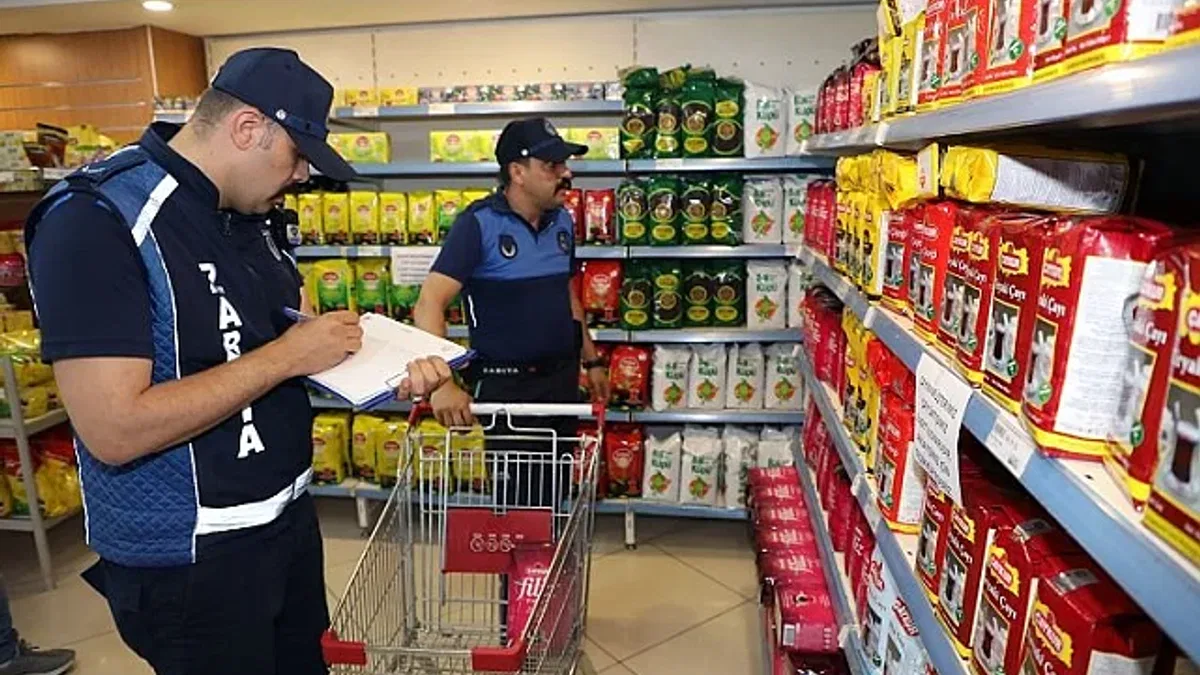 Kayseri Talas'ta marketlere denetim
