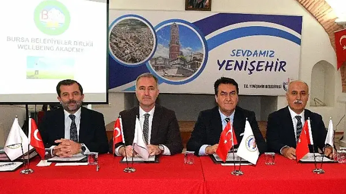 Bursa Belediyeler Birliği yılın son toplantısını Yenişehir'de yaptı
