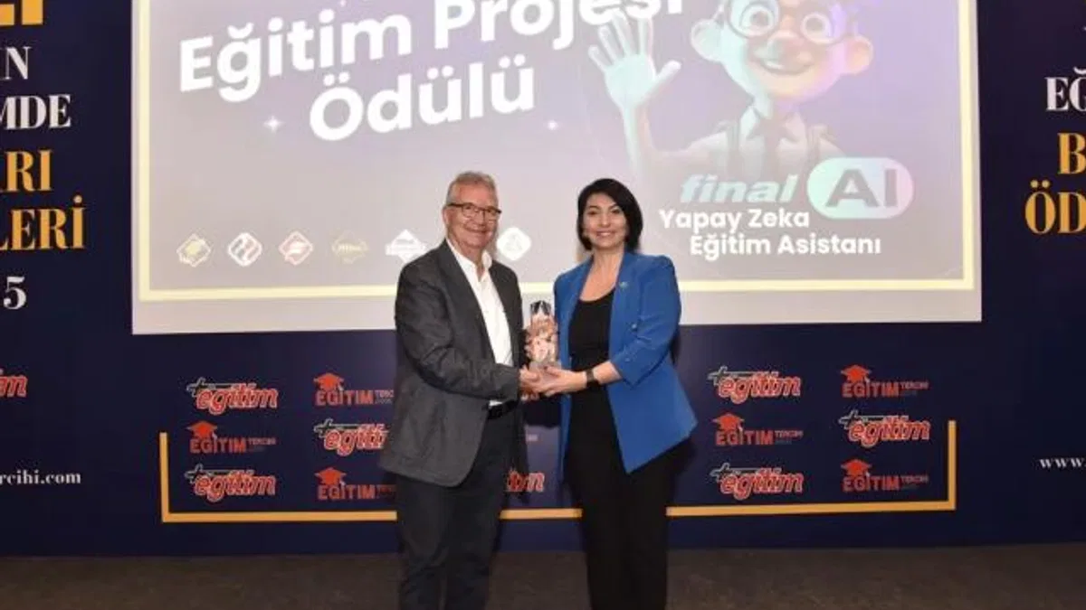 Final AI, Yılın Eğitim Projesi Ödülü'ne layık görüldü