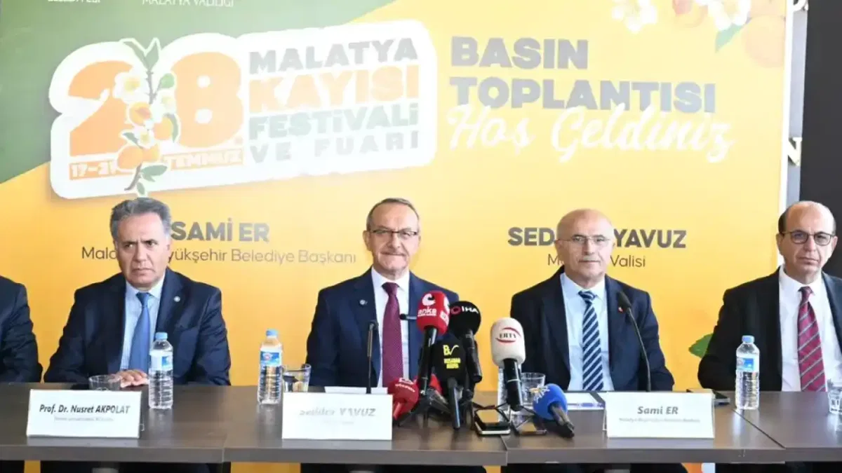 Malatya Kayısı Festivali ve Fuarı’nın 28'incisi düzenlenecek