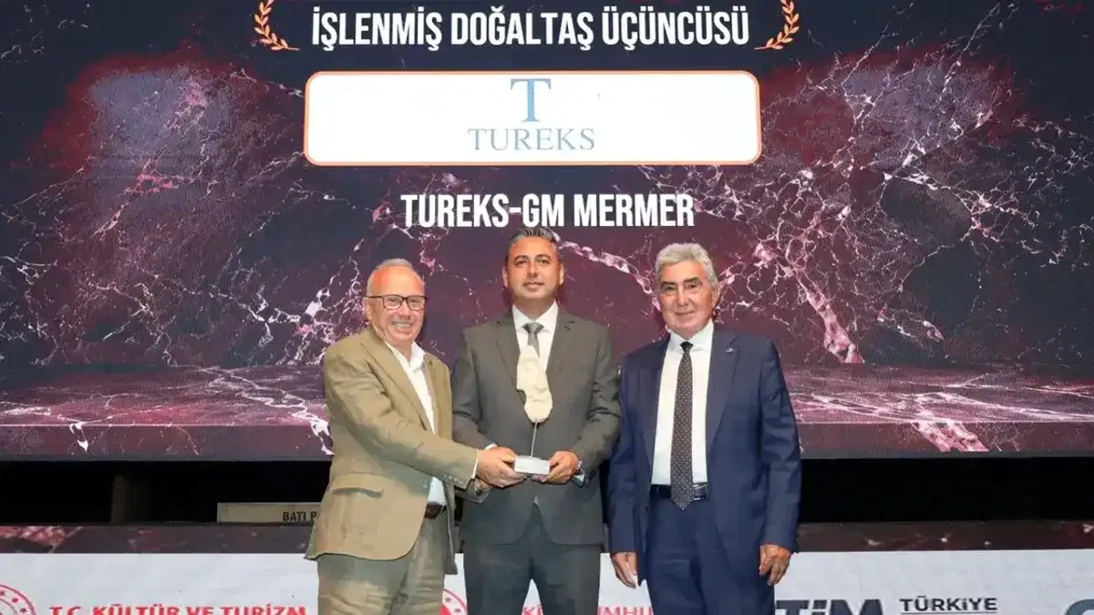 Tureks’e doğal taş ihracatında 4 ödül birden