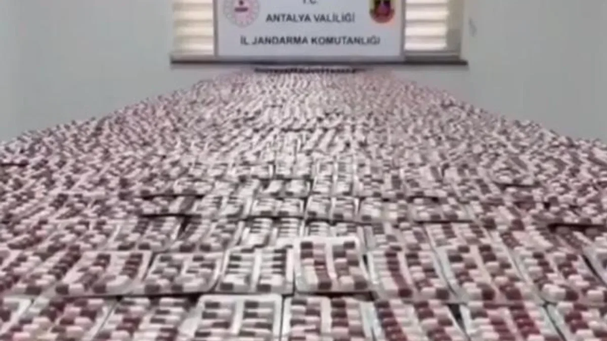 Antalya'da dev uyuşturucu operasyonu: 5 tutuklama