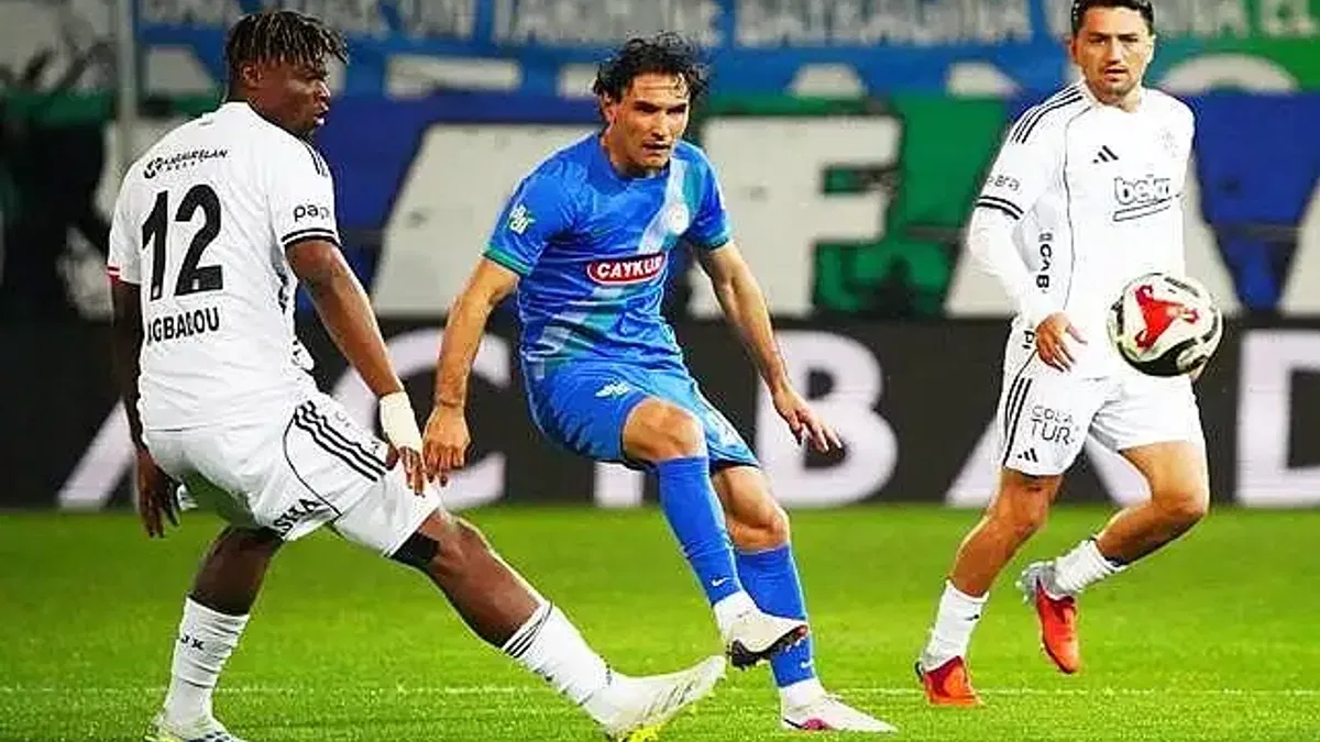 Çaykur Rizespor 2-2 Beşiktaş (Maç Sonucu)