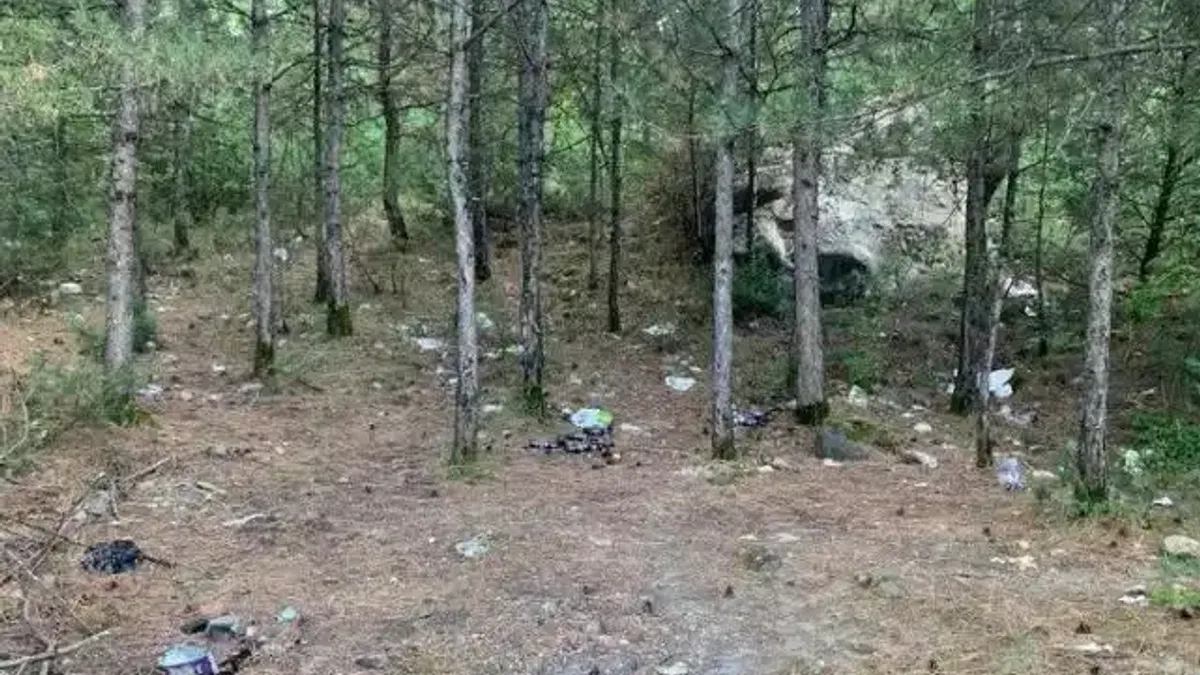 Kestel’in Saitabat Şelalesi yolu, alkoliklere mesken oldu