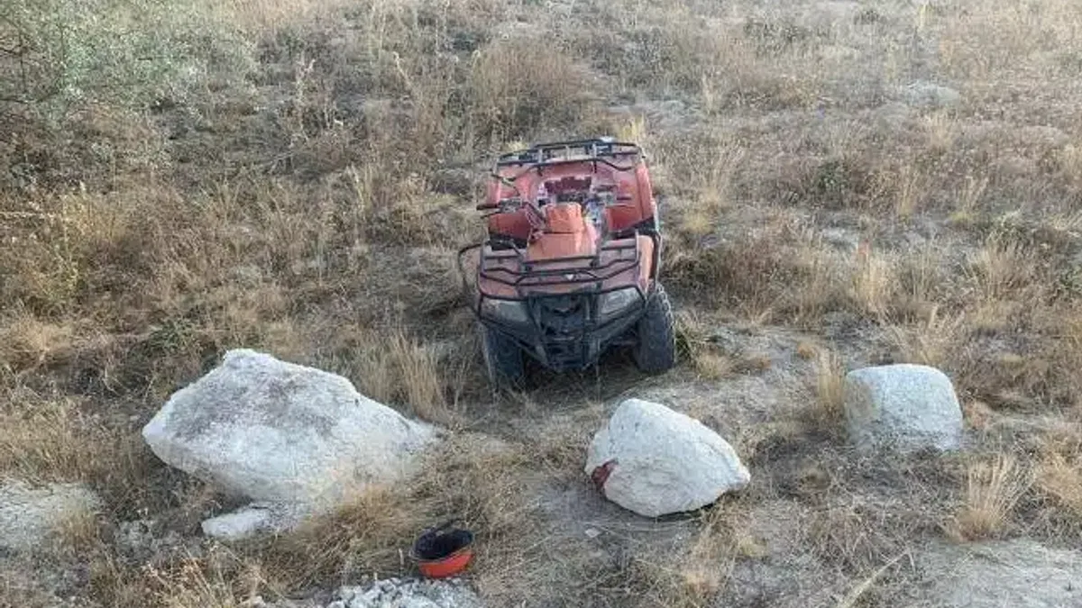 Kapadokya'da atv motorun devrilmesi sonucu 1 turist öldü