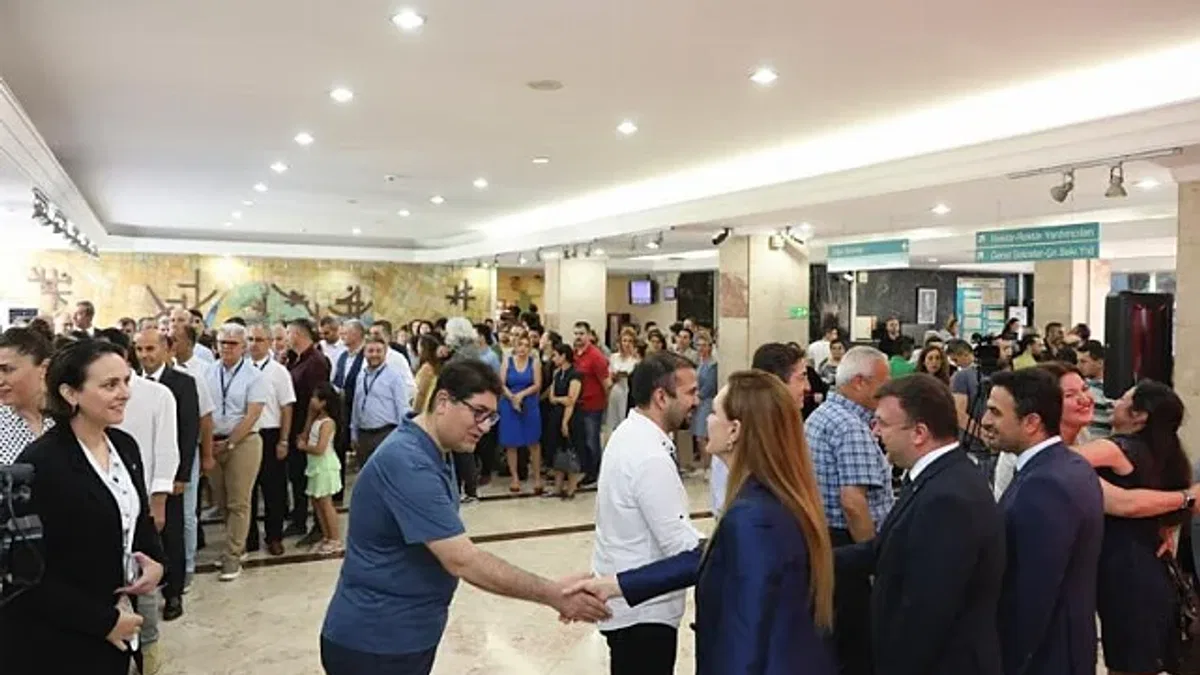 DEÜ'de bayramlaşma töreni