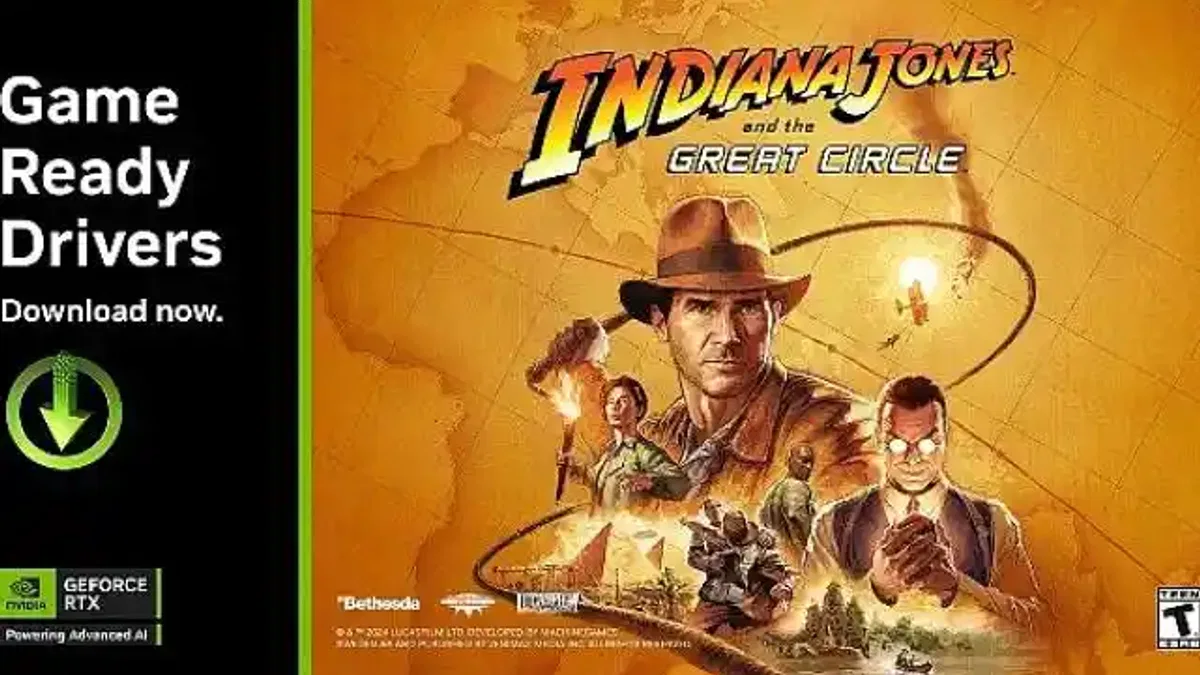 Indiana Jones and the Great Circle™ DLSS 3 ile Duyuruldu Yeni GeForce Game Ready Sürücüsü ve NVIDIA Reflex Teknolojisi Daha Fazla Oyuna Geliyor!
