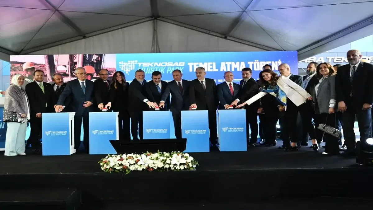 TEKNOSAB Lojistik Parkı'nın temeli Bursa'da atıldı