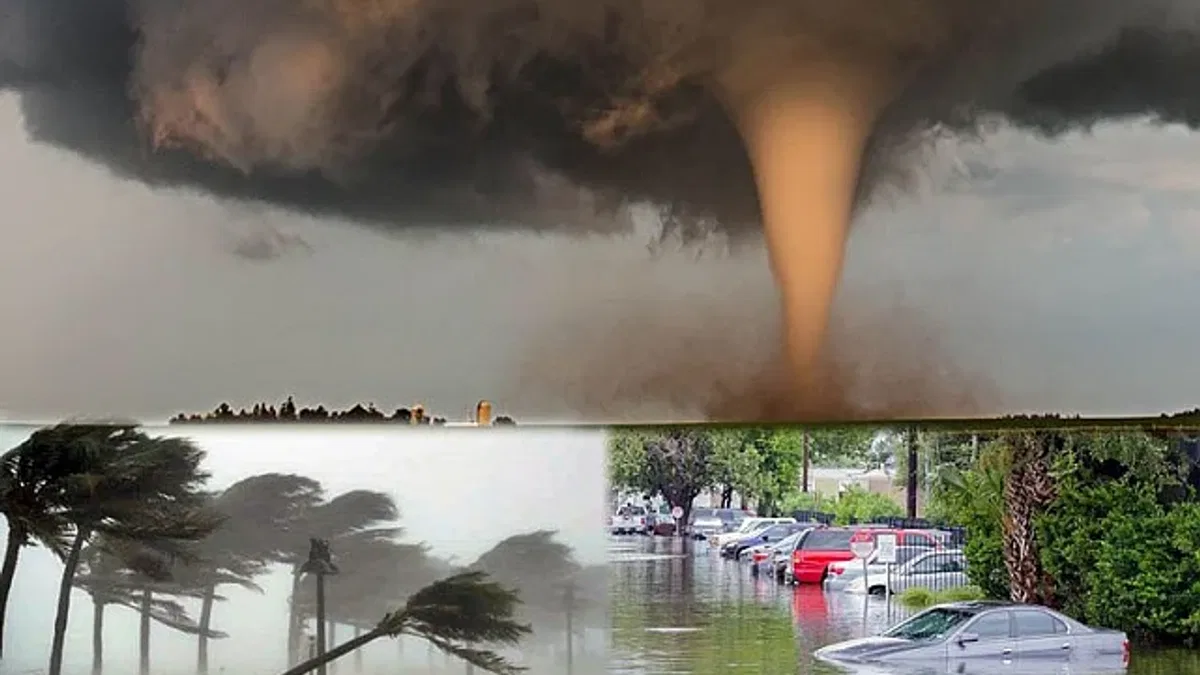Meteoroloji'den kuvvetli yağış, sel, fırtına, dolu uyarısı