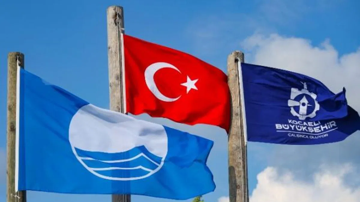 Kocaeli'ne Mavi Bayrak ödülü
