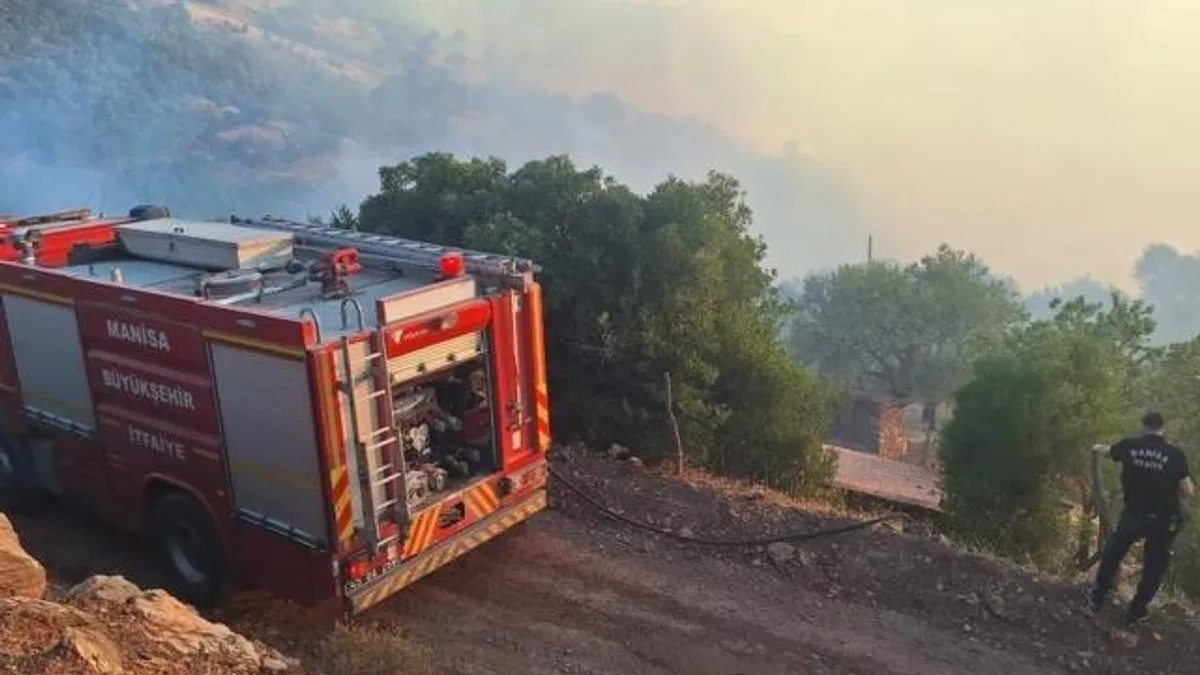Manisa'nın ateş savaşçıları 2025'te 14 bin olaya müdahale etti