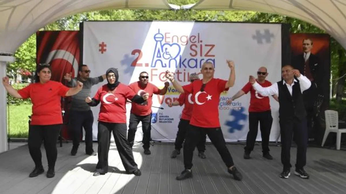 Başkent’te engel yok, şenlik var