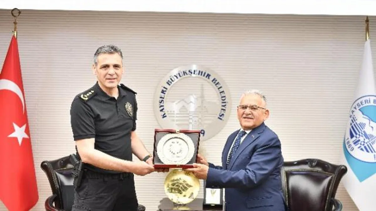 Başkan Büyükkılıç, İl Emniyet Müdürü Aydın’ı ağırladı