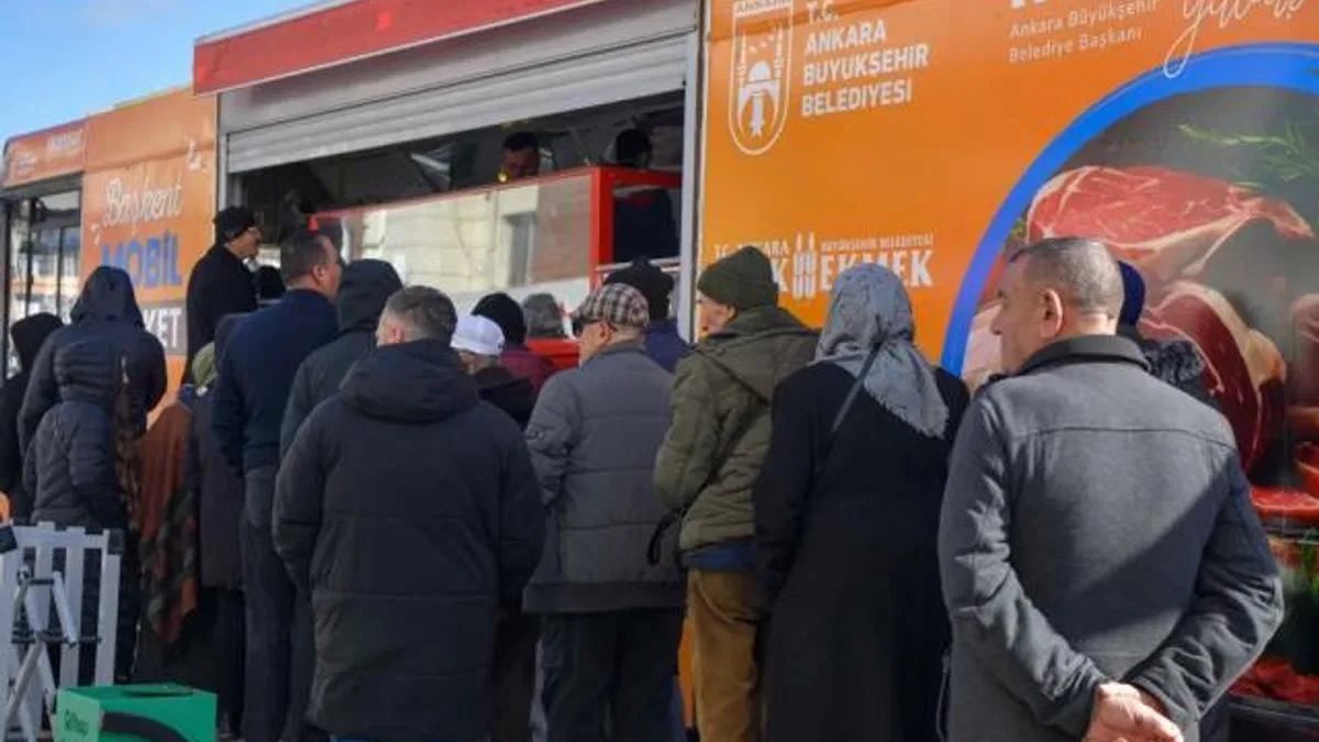 Başkent Market ve Mobil Marketlerle Yerli Besi Et Satışı Devam Ediyor