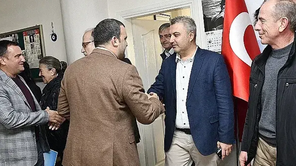 Malkara Belediye Başkanı Ulaş Yurdakul ve CHP Tekirdağ İl Başkanı Volkan Nallar'dan Ziyaret